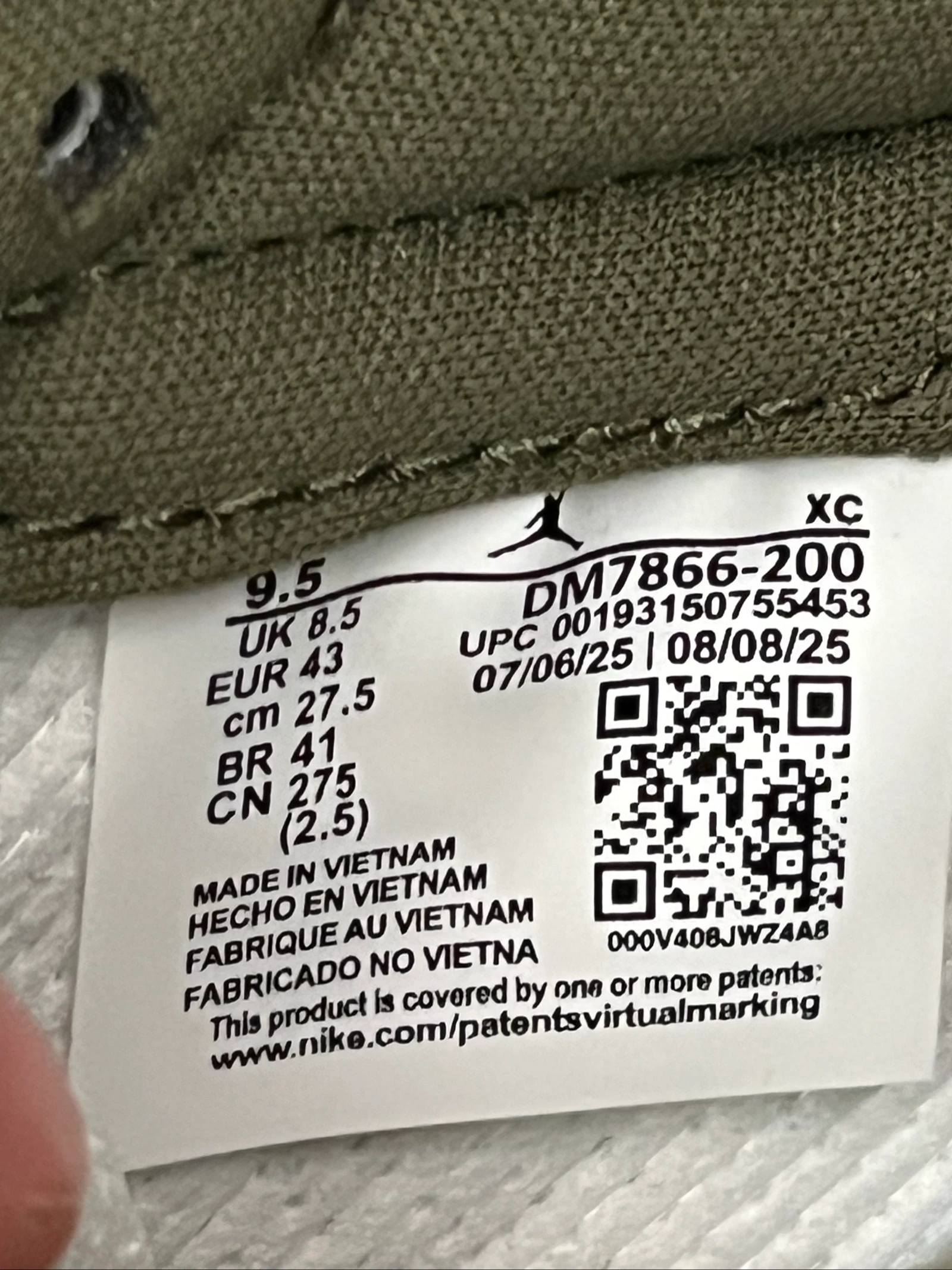 Travis Scott x Air Jordan 1 Low OG Olive – photo 6